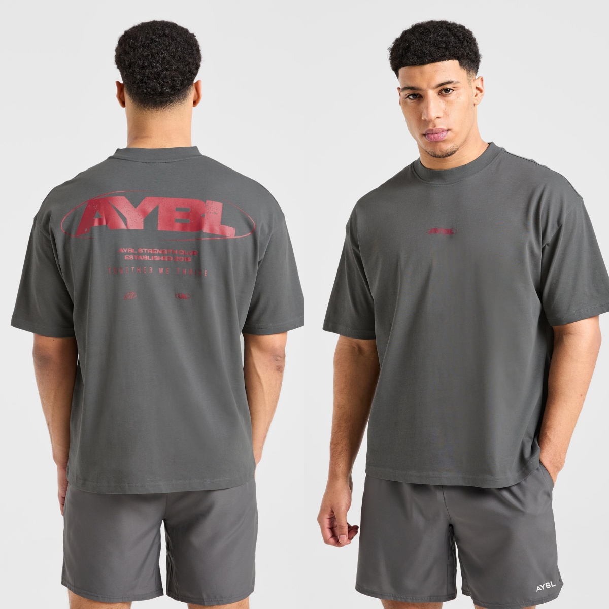 Streetwear Brand Red Logo - Red Logo Strength Fitness Brand T-shirt