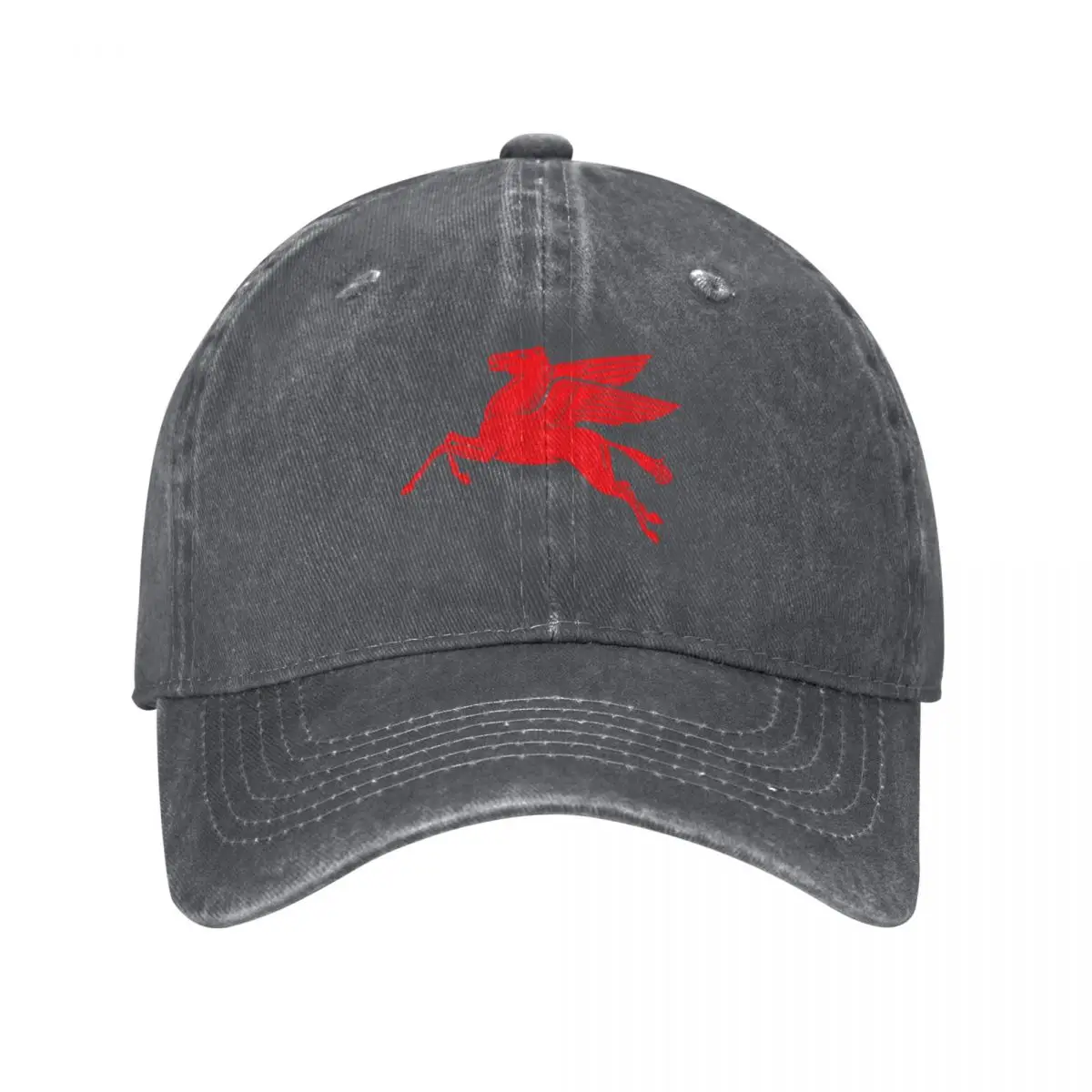 Streetwear Brand Red Logo - Mobil oil vintage sign logo -