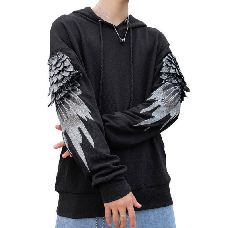 Streetwear Outdoor Brand - Sweatshirt for Men Hooded Embroidered Male