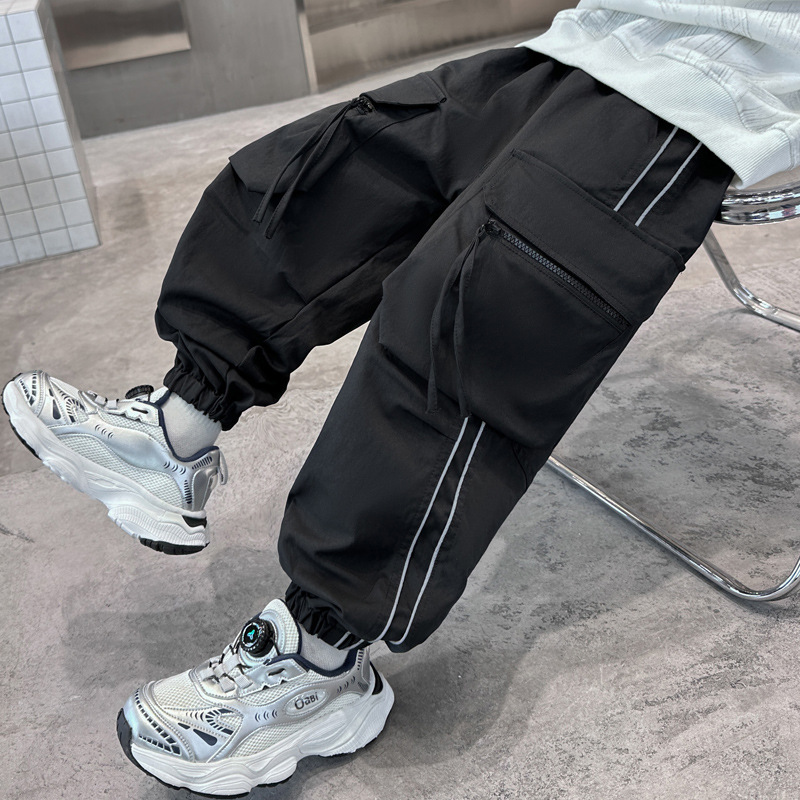 Boys Cargo Pants Large Pocket  - Streetwear Outdoor Brand recension och pris