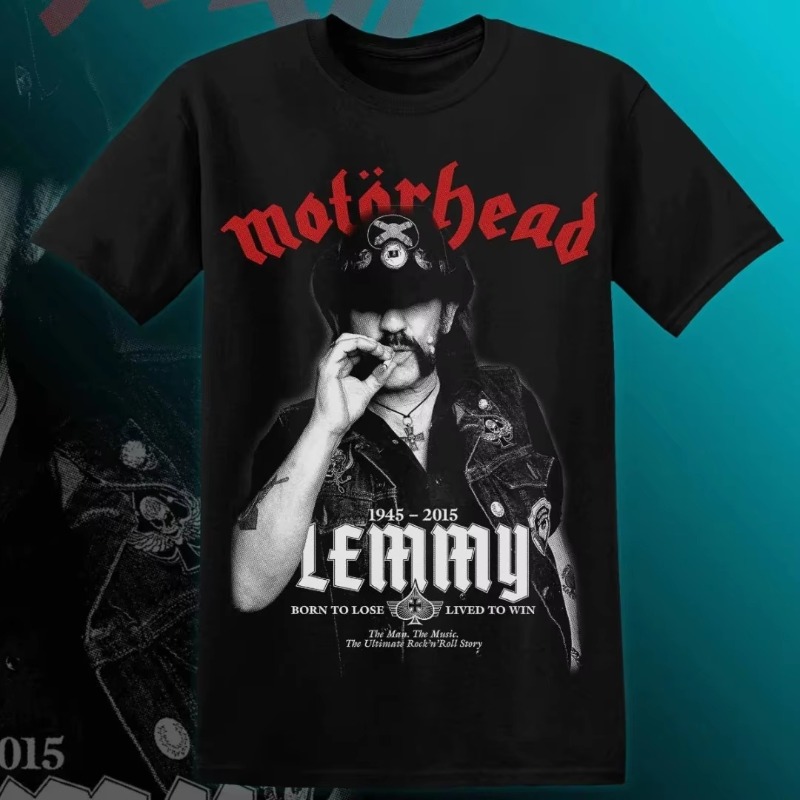 MOTÖRHEAD LEMMY T-Shirt Men Wo - Streetwear Brand Marketing recension och pris