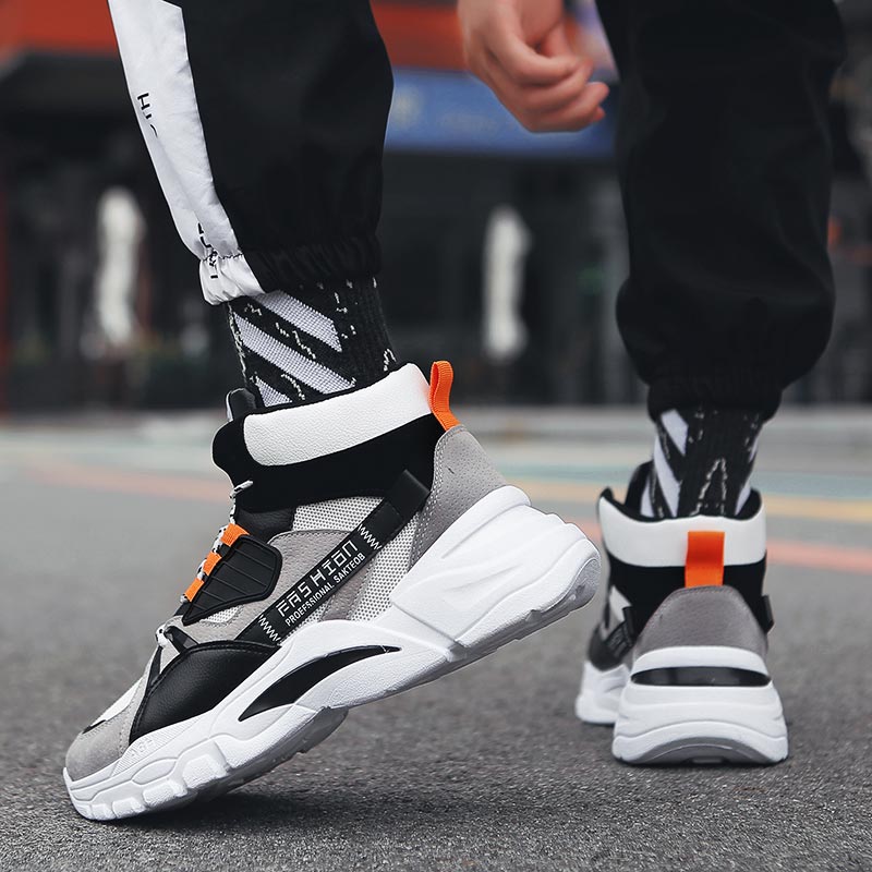 Hightop Summer Men's Sport Sho - Streetwear Brand From China recension och pris