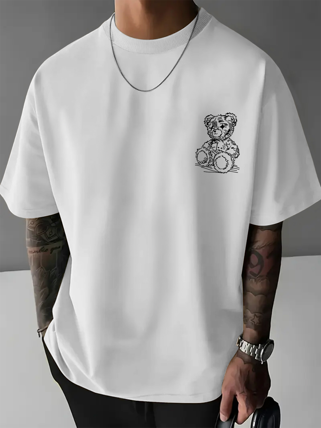 Men's Oversized Streetwear T-s - Streetwear Brand Quotes recension och pris