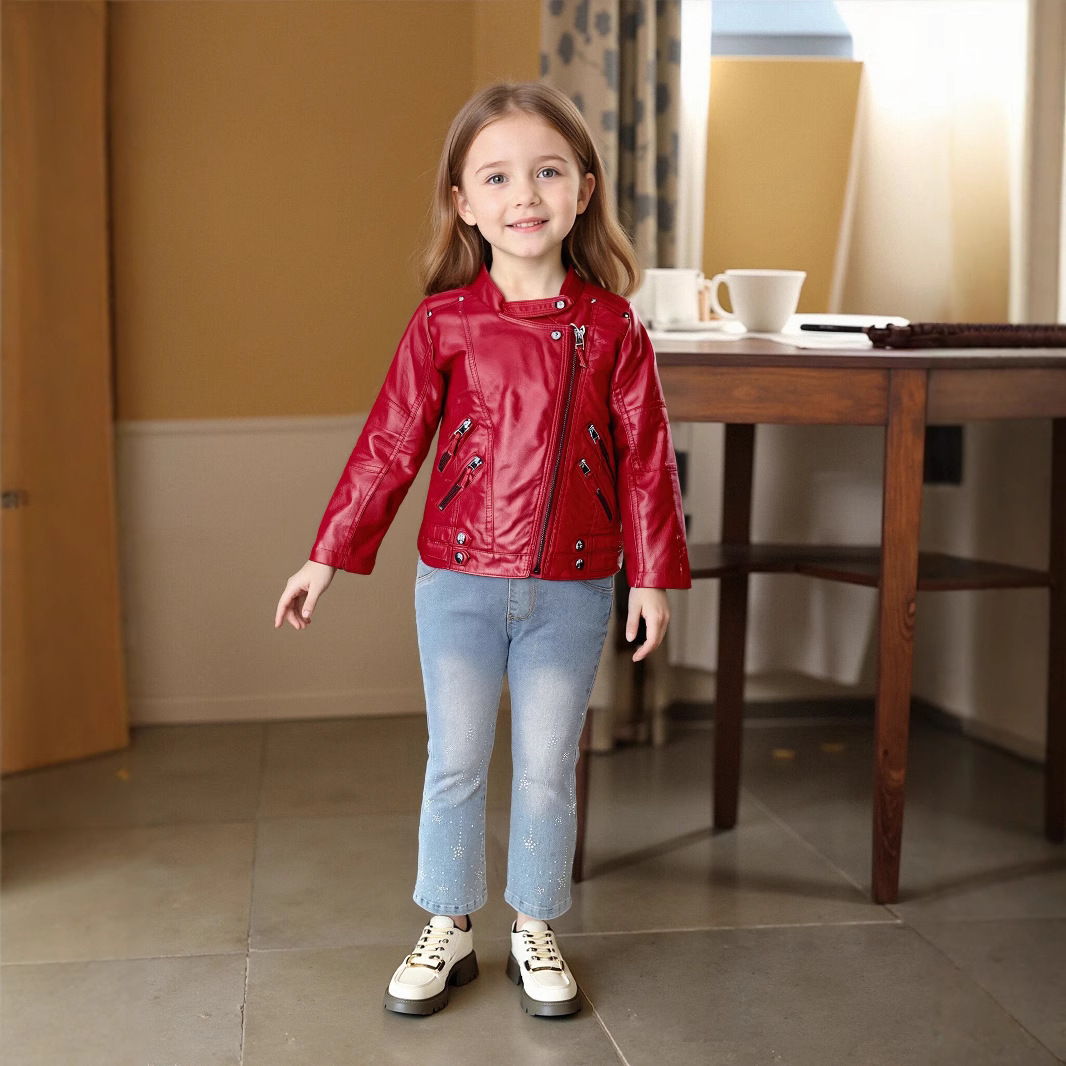 2-12Y Girls Christmas Pink Red - Streetwear Brand Red Logo recension och pris