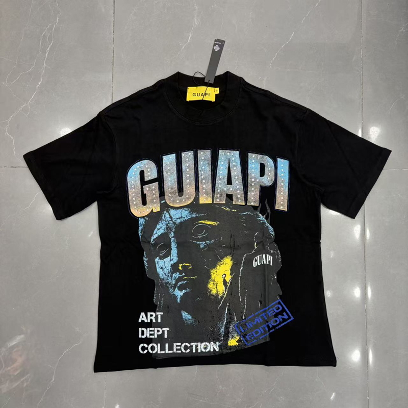 New GUAPI Short Sleeved Men's  - Streetwear Brand Marketing recension och pris