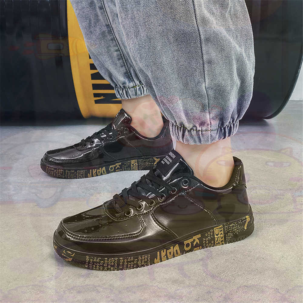Round Foot Size 45 Sneakers Wh - Streetwear Brand From China recension och pris
