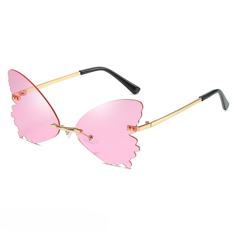 Vintage Rimless Butterfly Shap - Streetwear Brand With Butterfly recension och pris