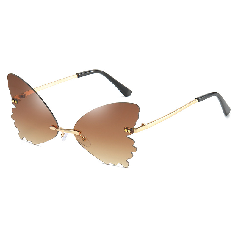 Vintage Rimless Butterfly Shap - Streetwear Brand With Butterfly recension och pris